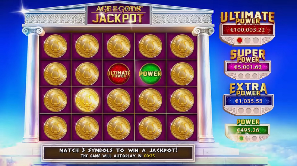 Age of the Gods Progressive Jackpot